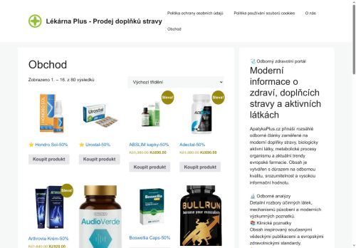 Desktop verze webu NYMEDICOMP s.r.o.
