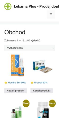 Mobilní verze webu NYMEDICOMP s.r.o.