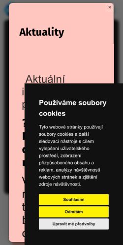 Mobilní verze webu MUDr. Karel Záruba