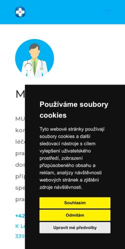 Mobilní verze webu MUDr. Petr Rajal s.r.o.